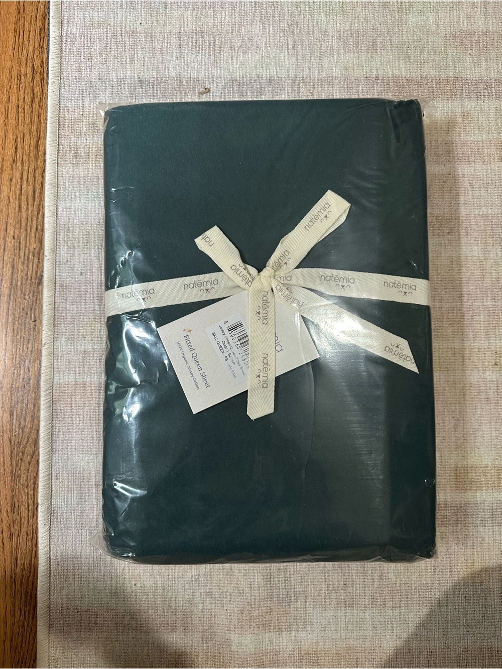 Natemia Dark Green Fitted Sheet-Queen
